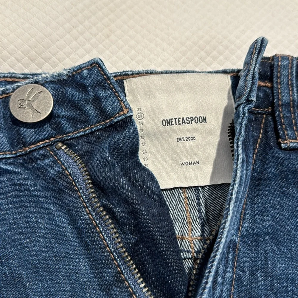 ONE TEASPOON BANDIT High Waist Blue Moon Size 23 Shorts!!!